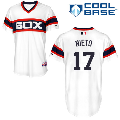 Adrian Nieto #17 mlb Jersey-Chicago White Sox Women's Authentic Alternate Home Baseball Jersey